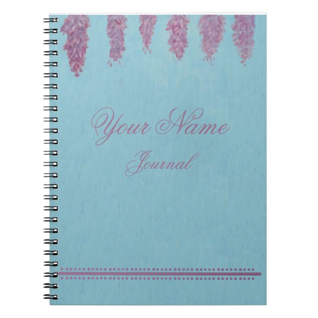 Cahier photo Spirale de glycine (Devant)