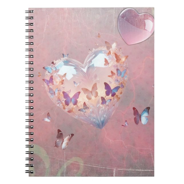 Cahier photo spirale Rêves doux rose (Devant)