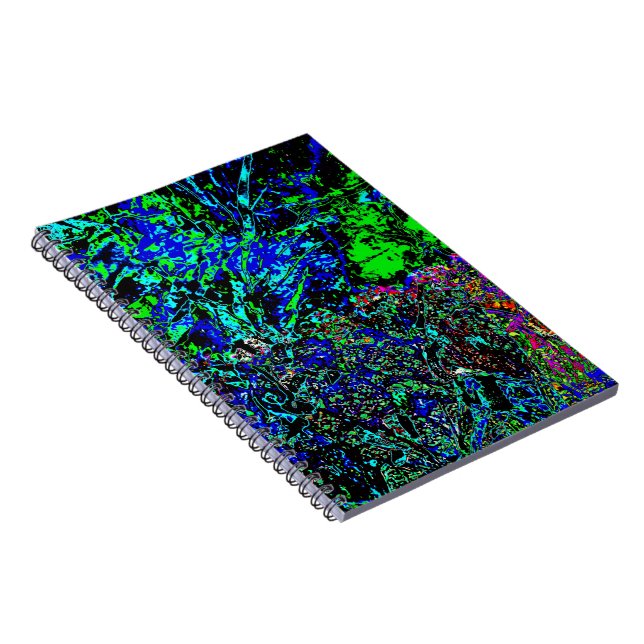 Cahier photo spirale texturé bleu doux,Guilleret  (Côté Droit)