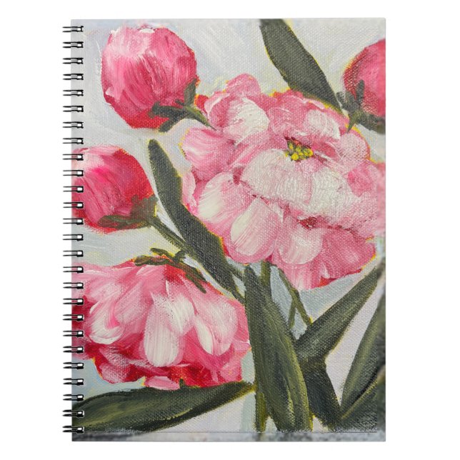 Cahier Pivoine en Spirale (Devant)