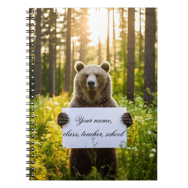 Cahier pour bébé fille - insérez votre nom (Devant)