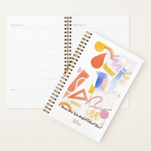 Cahier pour Enseignant Retour à l'École Décorati