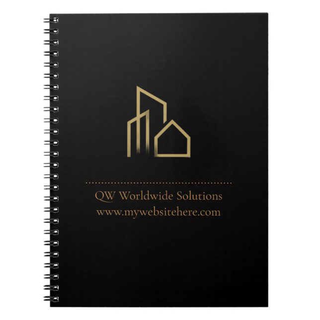 Cahier promo logo personnalisé sans minimum (Devant)