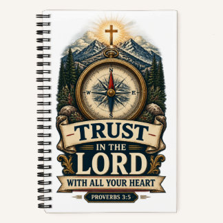 Cahier PROVERBES 3:5 Faire Confiance au Seigneur