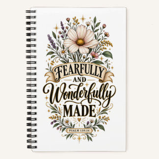 Cahier PSALM 139:14 De manière redoutable Et merve