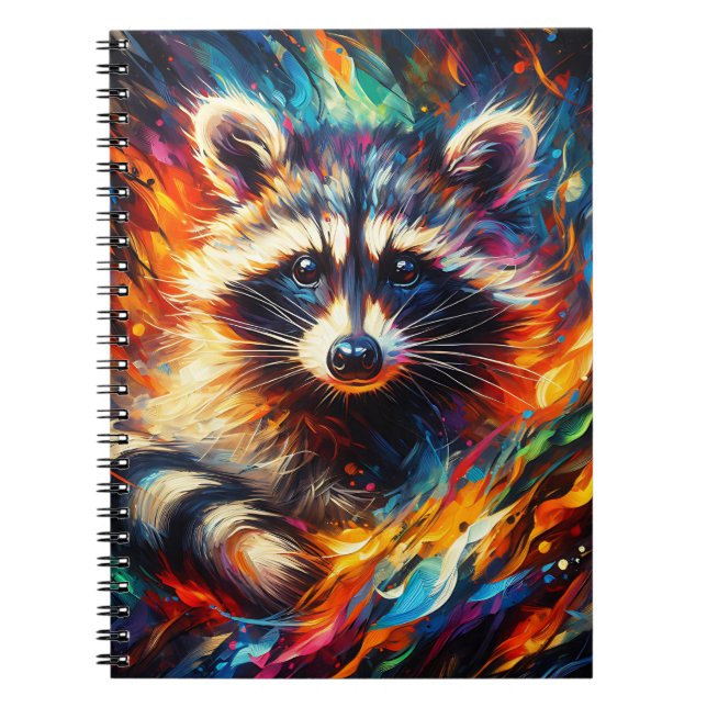 Cahier radiant Raton laveur Ember (Devant)