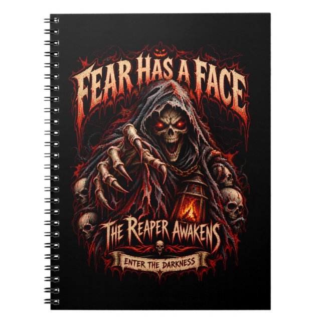 Cahier Reaper Fear Has A Face (Devant)