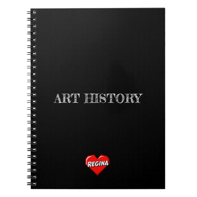 Cahier Regina Heart Noir (Devant)