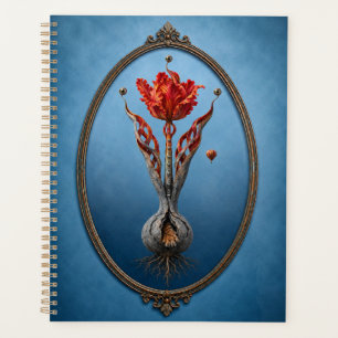 Cahier relié Fantaisie de Tulipe Surréaliste
