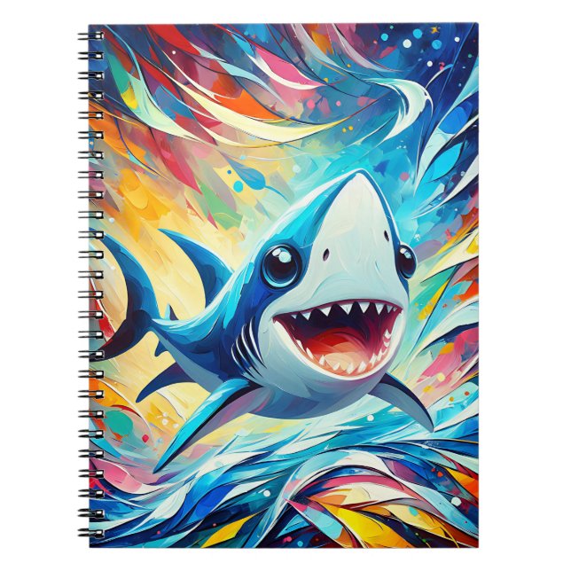 Cahier Requin Splash Happy (Devant)