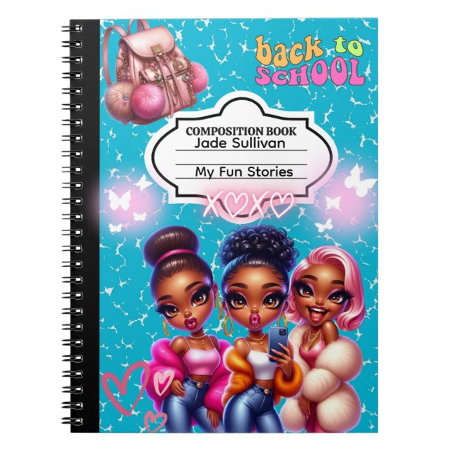 Cahier Retour à l'école (personnalisable) (Devant)