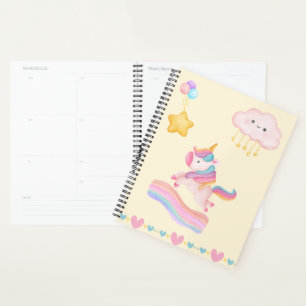 Cahier Rêves de Licorne Pastel