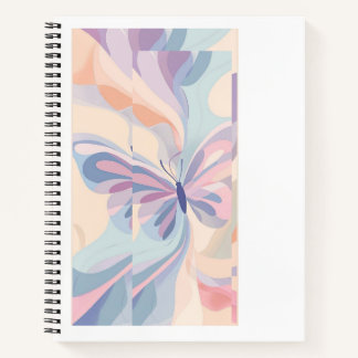 Cahier Rêves de Papillon – Couverture Pastel Douce