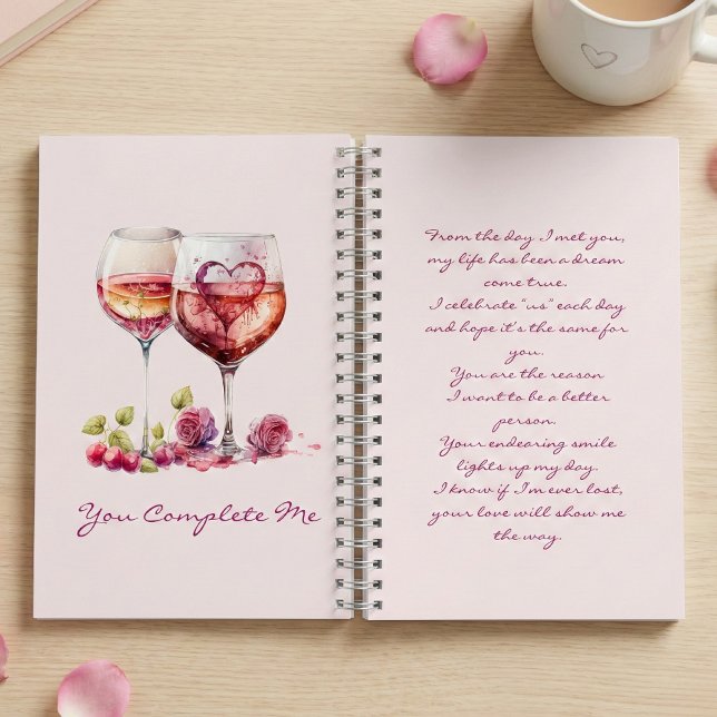 Cahier Romantique – Poème Tu Me Complètes (Créateur téléchargé)