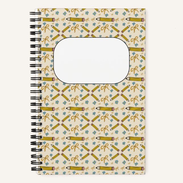Cahier rubans et crayons (Recto)