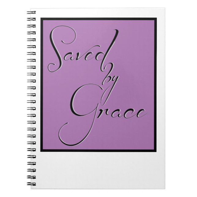 Cahier Sauvé par la Grâce (Devant)