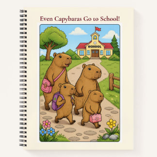 Cahier Scolaire Capybara