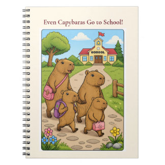 Cahier Scolaire Capybara