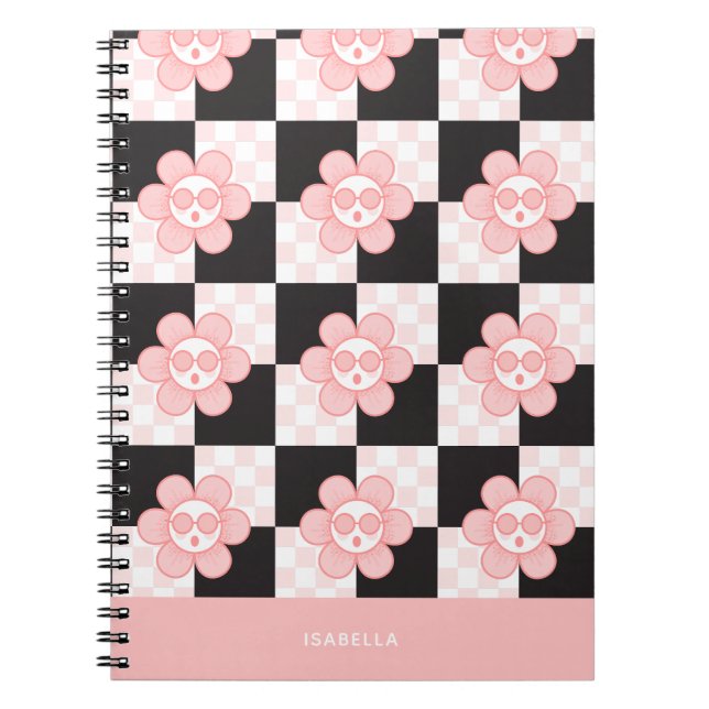 Cahier scolaire Checkers Girl (Devant)