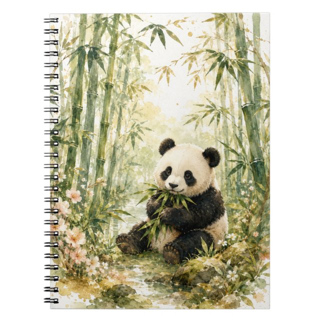 Cahier Sérénité dans la forêt de bambou (Devant)