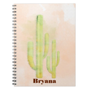 Cahier Simple Cactus Aquarelle Sud-Ouest
