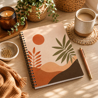 Cahier Soleil du désert Boho