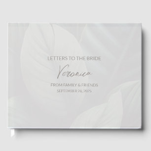 Cahier souvenir pour la mariée Livre d'or pour inv
