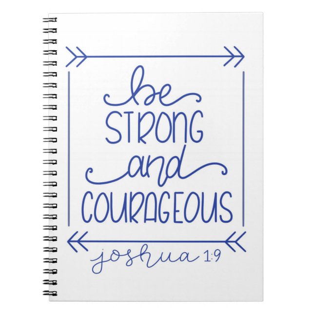 Cahier Soyez Forts et Courageux (Devant)