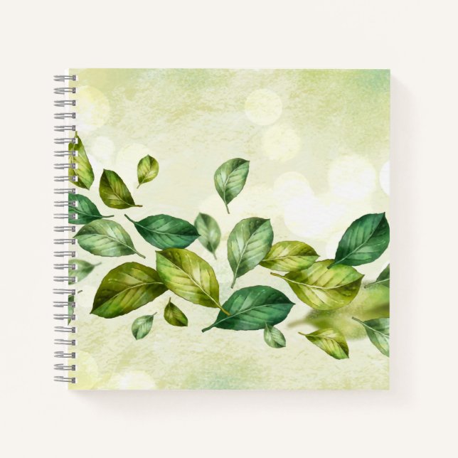 Cahier spiralé 8,5" x 8,5" (Devant)
