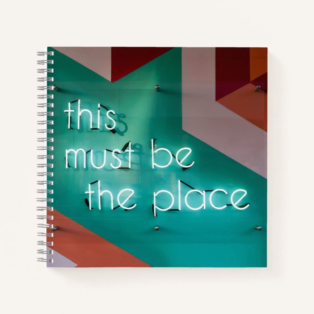 Cahier spiralé 8,5" x 8,5" (Devant)