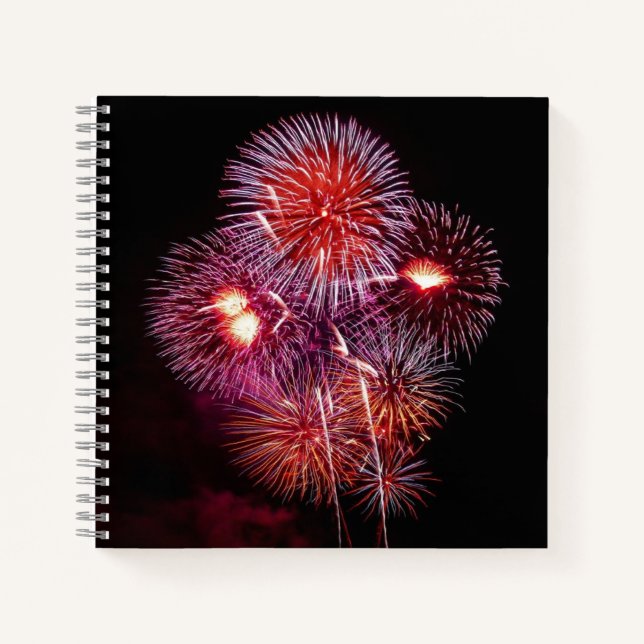Cahier spiralé 8,5" x 8,5" (Devant)