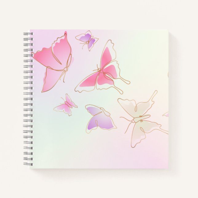 Cahier spiralé 8,5" x 8,5" (Devant)
