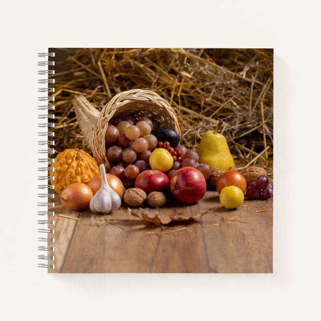 Cahier spiralé 8,5" x 8,5" (Devant)