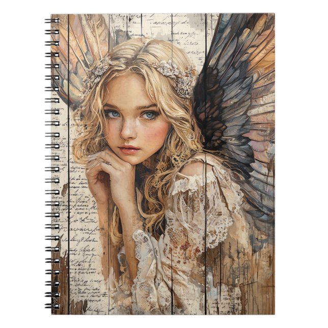 Cahier Spirale Ange Mignon (Devant)