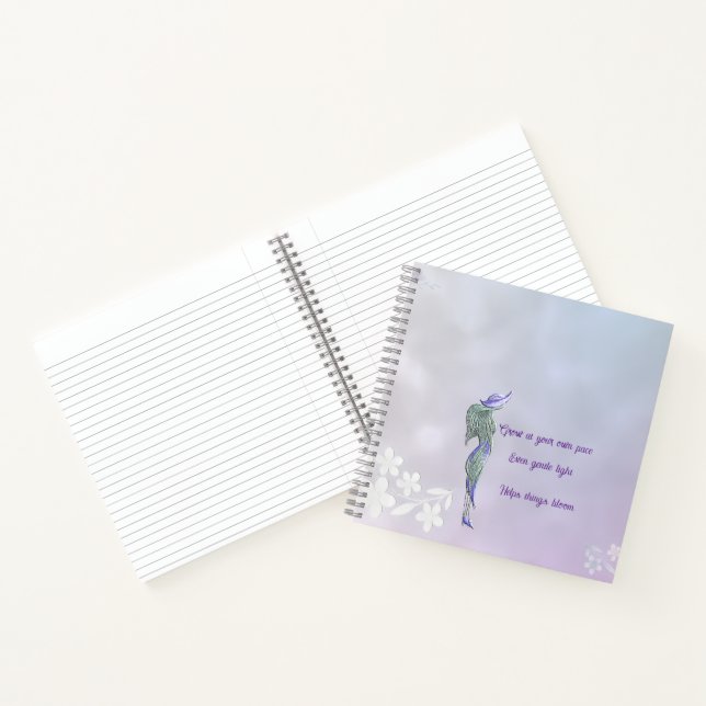 Cahier spiralé au calme raffiné (Intérieur)