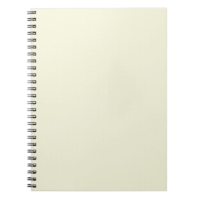 Cahier spiralé beige (Devant)