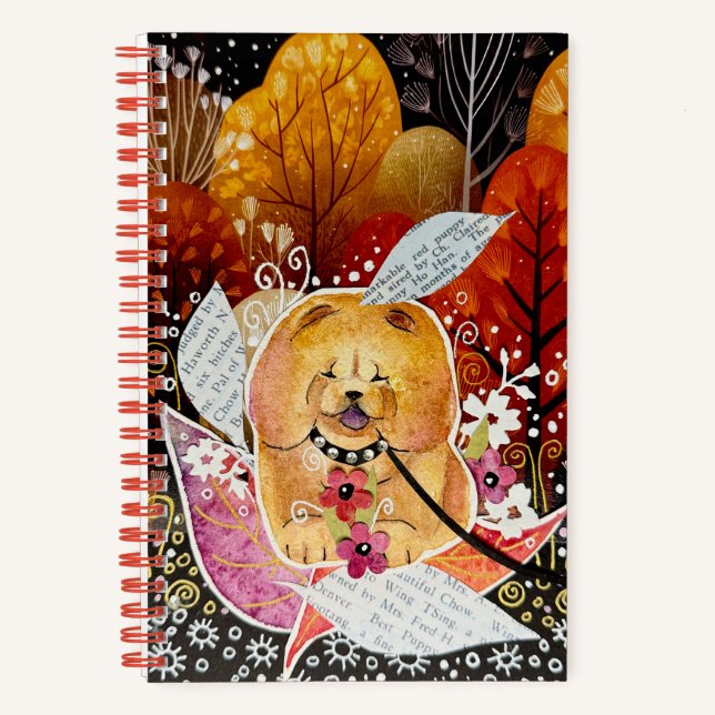 Cahier spiralé Chow - RACINES DU CŒUR (Recto)