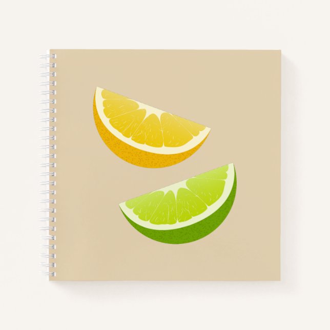 Cahier Spirale Citron & Lime (Devant)
