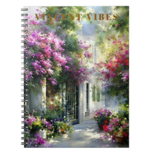 Cahier spiralé de jardin de style Vintage Vincent