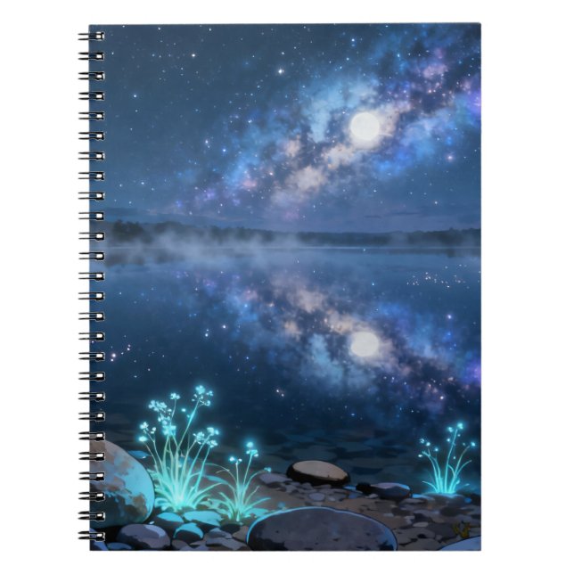 Cahier Spirale du Lac au Clair de Lune (Devant)