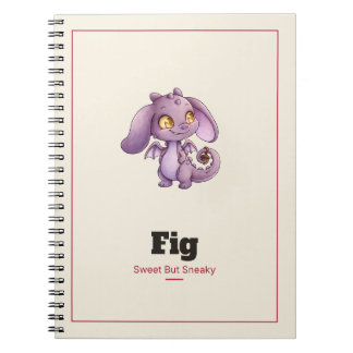 Cahier spiralé Fig le Dragon