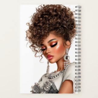 Cahier Spirale Fille Glamour Lueur de Pierres Préc