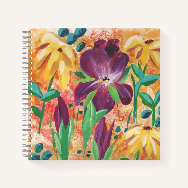 Cahier spiralé Fire and Iris (Devant)
