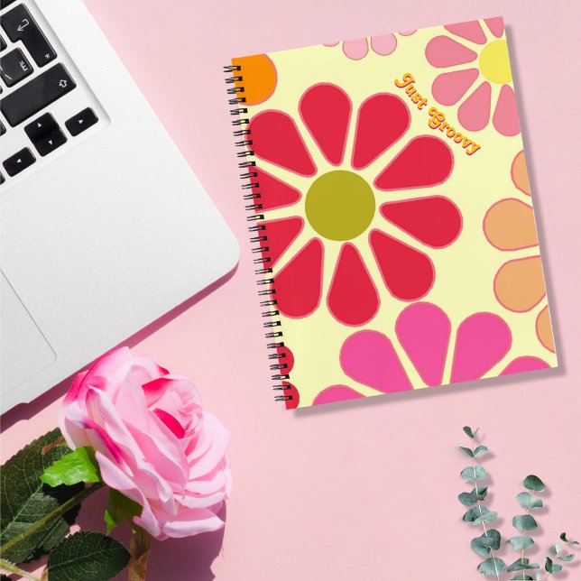 Cahier spiralé floral tout simplement super (Créateur téléchargé)