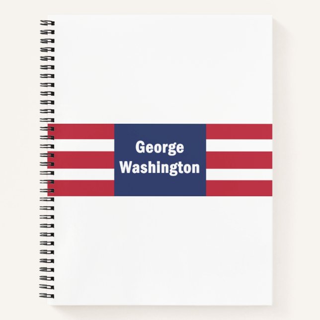 Cahier spiralé George Washington  (Devant)