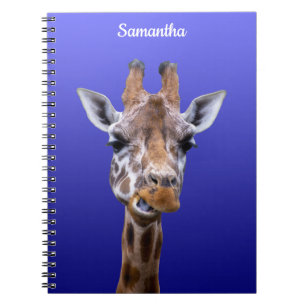 Cahier spiralé girafe