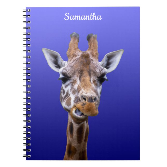 Cahier spiralé girafe (Devant)