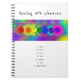 Cahier spiralé Guérison avec les Chakras