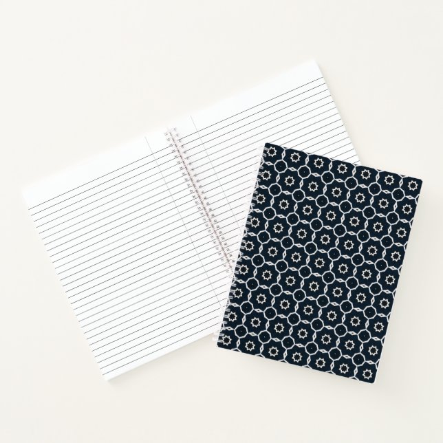 Cahier spirale imprimé géométrique (Intérieur)