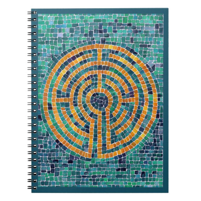 Cahier spiralé LABYRINTHE II 6,5x8,75 (Devant)